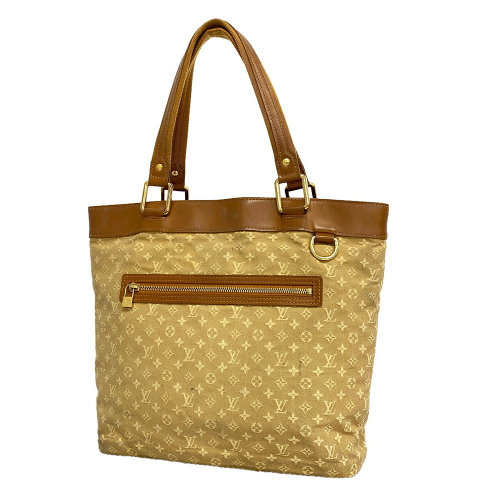 Louis Vuitton Monogram Mini Lucille GM Tote Bag M92683 Beige Women's